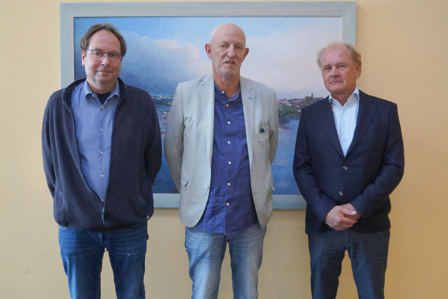 v.l.n.r.: Michael Roelofs, Andreas Haase, Dr. Sven T. Olsen