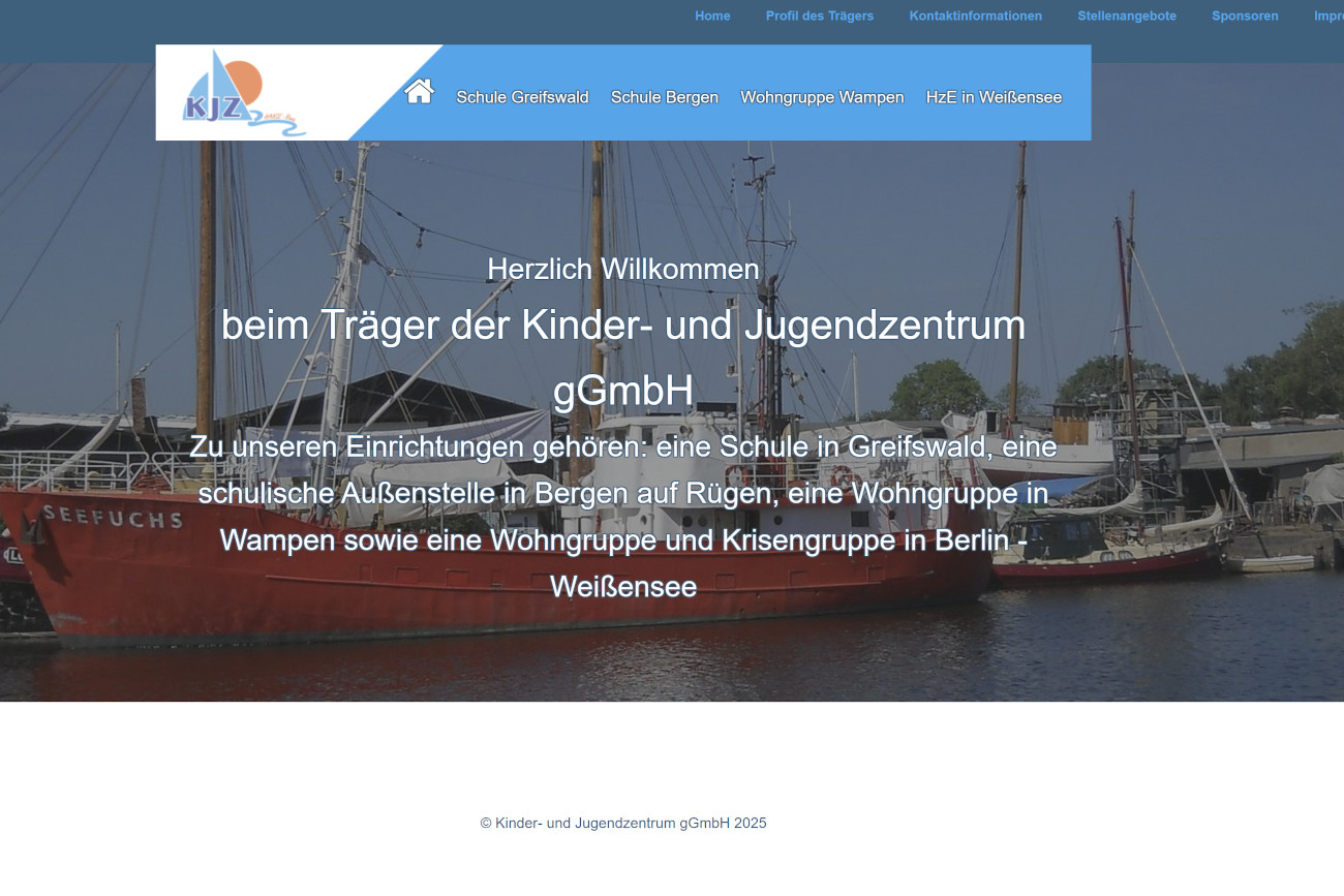 Schulsozialpädagogin/ Schulsozialpädagoge an der Kinder- und Jugendzentrum gGmbH Greifswald